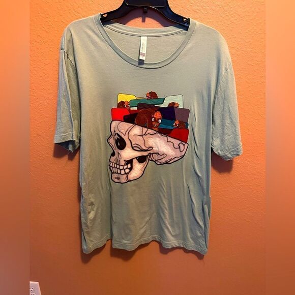 Sarcastic Sugar skull and squirrel shirt - Picture 1 of 7